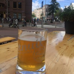 Local 6.5% white beer.