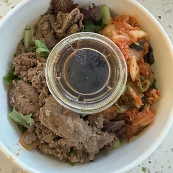 Seoul Sister - Beef Bowl with Salad - Korean Near Me - Anaheim, California