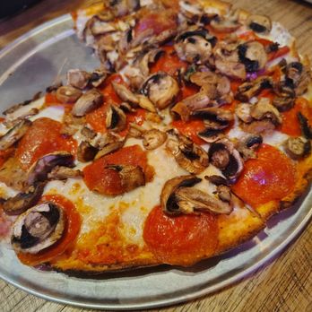 Bricks Corner - Cheesy Mushroom Afgoo - Pizza Near Me - West Valley City, Utah