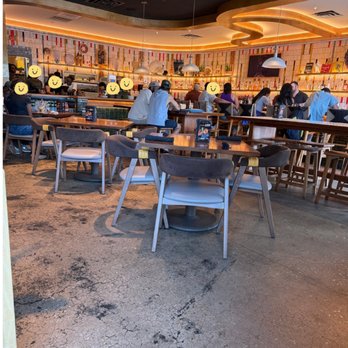 ChopnBlok - Montrose - inside area - nice vibes - African Near Me - Houston, Texas