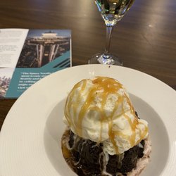 Cascades - Chocolate lava cake. No lava but great for chocolate cake a la mode.