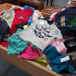 Goodwill Retail Store and Donation Center - An entire bin of new baby donations from Target. One price $1.99/each!