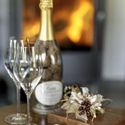 Cafe Enkler - Champagner Truffes in einer Original Flasche