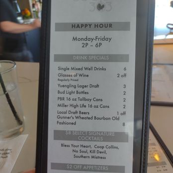 Coop 303 - Happy hour menu - New American Near Me - Atlantic Beach, Florida Coop 303 - Happy hour menu - New American Near Me - Atlantic Beach, Florida