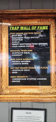 Menu photo 1 T H C Trap House Chicken Jacksonville, FL Menu photo 1 T H C Trap House Chicken Jacksonville, FL