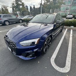 Cleaned car Cleaned car