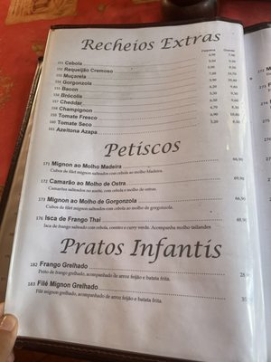 Menu photo 2 Cantinho da Batata Niterói, RJ Menu photo 2 Cantinho da Batata Niterói, RJ