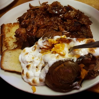 Texas Roadhouse - Pulled pork dinner and sweet potato - Steakhouses Near Me - Ann Arbor, Michigan Texas Roadhouse - Pulled pork dinner and sweet potato - Steakhouses Near Me - Ann Arbor, Michigan