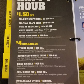 Buffalo Wild Wings - Happy Hour menu. - Chicken Wings Near Me - Marysville, Washington