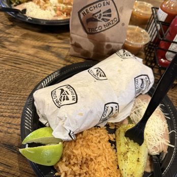 Taco Nazo - Shrimp Burrito - Mexican Near Me - Bellflower, California