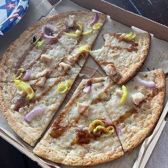 Blaze Pizza - BBQ Chicken pizza on a cauliflower crust. - Salad Near Me - Las Vegas, Nevada Blaze Pizza - BBQ Chicken pizza on a cauliflower crust. - Salad Near Me - Las Vegas, Nevada