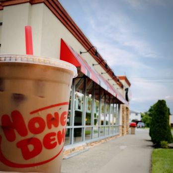Honey Dew Donuts - a drink in a plastic cup - Donuts Near Me - Lincoln, Rhode Island