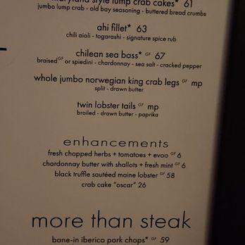 Steak 44 - Menu - Steakhouses Near Me - Phoenix, Arizona Steak 44 - Menu - Steakhouses Near Me - Phoenix, Arizona