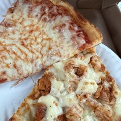 Pennachio's - Cheap quality Cheese and buffalo slice  You can tell a place is using fake cheese products when the cheese doesn't melt