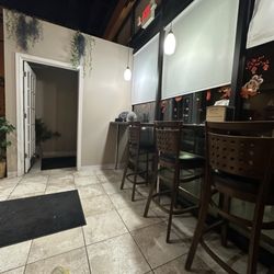 Little Chopstix - Entryway and some stools for indoor dining