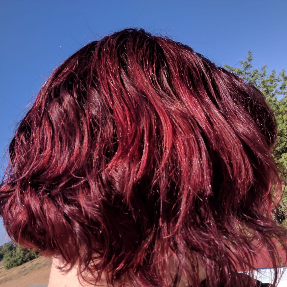 Tangles - Fall hair color by Paul! I love it. It's kind of a cherry cola color. - Hair Salons Near Me - Riverside, California Tangles - Fall hair color by Paul! I love it. It's kind of a cherry cola color. - Hair Salons Near Me - Riverside, California