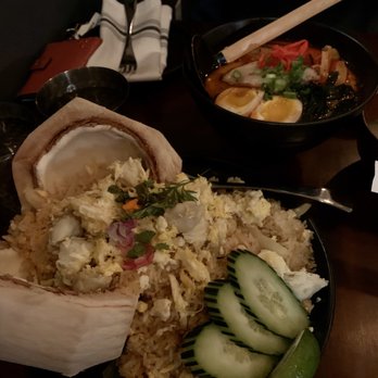 Sun and Moon - coconut fried rice and Spicy Miso Ramen - Thai Near Me - San Francisco, California Sun and Moon - coconut fried rice and Spicy Miso Ramen - Thai Near Me - San Francisco, California