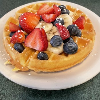 Metro Diner - Fruity Waffle - American Near Me - Matthews, North Carolina