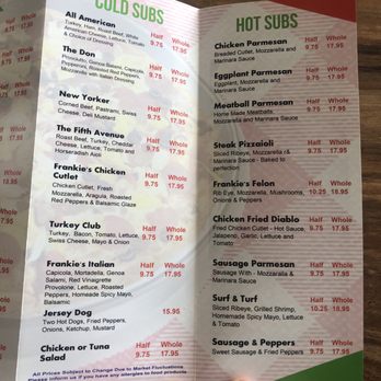 Frankie's Italian Deli - Menu - Pizza Near Me - Naples, Florida Frankie's Italian Deli - Menu - Pizza Near Me - Naples, Florida