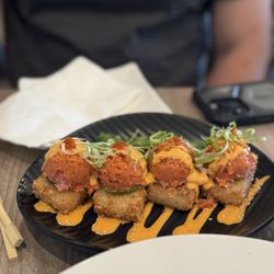 Yutaka Japanese Restaurant - Crispy Rice with Spicy Tuna