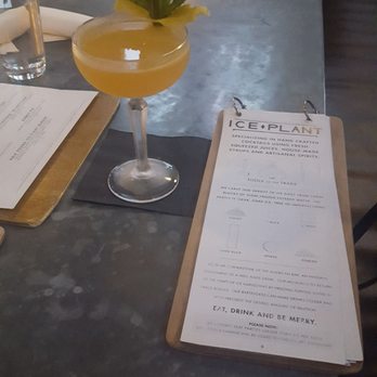 The Ice Plant - Customade drink and introduction to Ice Plant Bar - Cocktail Bars Near Me - St. Augustine, Florida