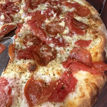 Nevados Pizza - Grandma Pizza with Pepperoni - Pizza Near Me - Conway, South Carolina Nevados Pizza - Grandma Pizza with Pepperoni - Pizza Near Me - Conway, South Carolina