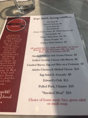 Menu photo 6 Edward's Bistro Cornwall, ON
