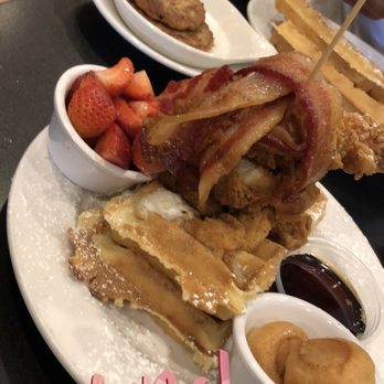 Maple Leaf Diner - Chicken Bacon Waffles - American Near Me - Dallas, Texas Maple Leaf Diner - Chicken Bacon Waffles - American Near Me - Dallas, Texas