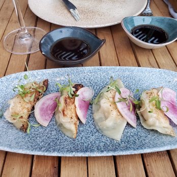 Tora Cancun - Shrimp and Thai chilli gyoza - Japanese Near Me - Cancún, ROO Tora Cancun - Shrimp and Thai chilli gyoza - Japanese Near Me - Cancún, ROO
