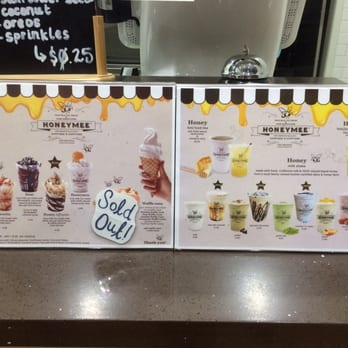 Honeymee - Menu as of May 2016 - Ice Cream & Frozen Yogurt Near Me - Irvine, California