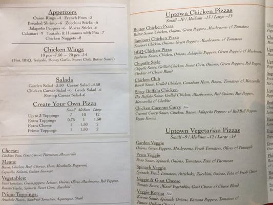 Menu photo 4 Uptown Pizza White Rock, BC Menu photo 4 Uptown Pizza White Rock, BC