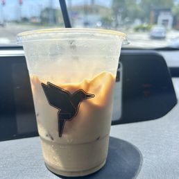 Vanilla caramel latte