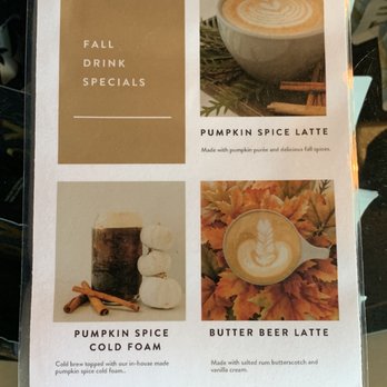 Theory Coffee Roasters - Menu 10/2022 - Coffee & Tea Near Me - Redding, California