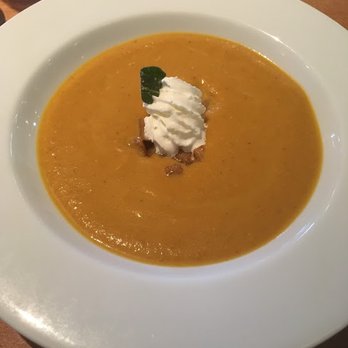 TableVine - Thanksgiving starter soup. I believe it was butternut squash. - Wine Bars Near Me - Sacramento, California TableVine - Thanksgiving starter soup. I believe it was butternut squash. - Wine Bars Near Me - Sacramento, California