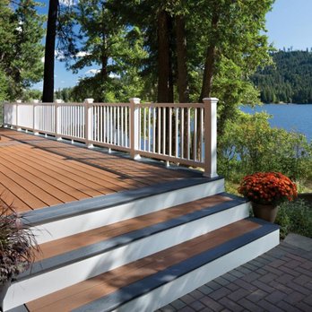 Rochester General Contractors - Composite deck with border - General Contractors Near Me - Canandaigua, New York Rochester General Contractors - Composite deck with border - General Contractors Near Me - Canandaigua, New York