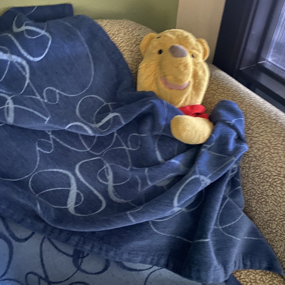 Pooh is excited! Pooh is excited!