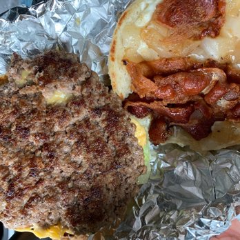 Five Guys - Bacon Cheeseburger - Burgers Near Me - New York, New York Five Guys - Bacon Cheeseburger - Burgers Near Me - New York, New York