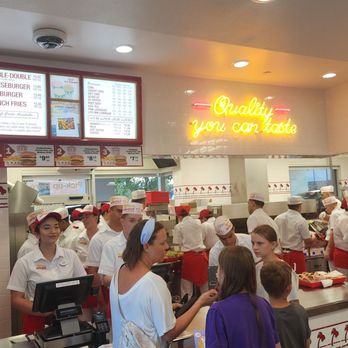 In-N-Out Burger - The counter,  menu,  and kitchen. - Burgers Near Me - Arvada, Colorado