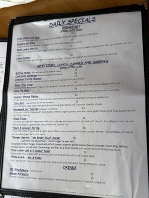 Menu photo 1 Olympic Cafe Kapaa, HI