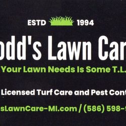 Todd's Lawn Care - Business Card
