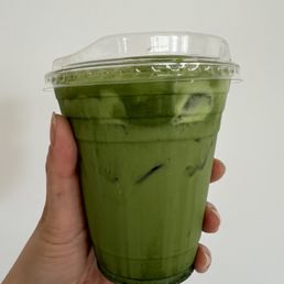Coconut matcha foam Coconut matcha foam