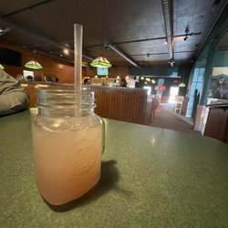 Paradise Falls - Huckleberry lemonade. I would ask for a little extra huckleberry next time but holy cow this was really good. Very sweet though.