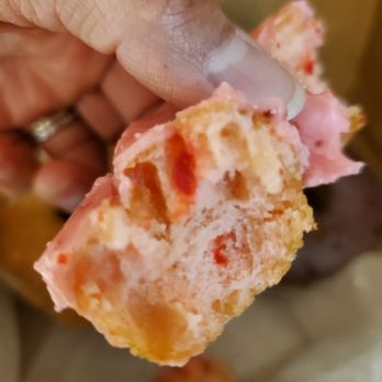 Carl's Donuts & Bakery - Strawberry baked into the dough - Donuts Near Me - Avon, Indiana