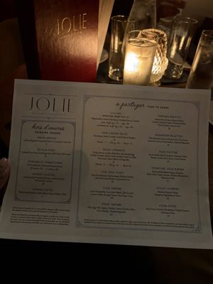 Menu photo 1 Jolie New Orleans, LA Menu photo 1 Jolie New Orleans, LA