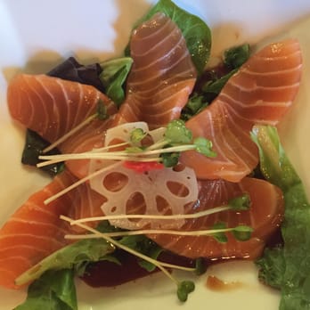 Sushi Yoshi - salmon carpaccio - Sushi Bars Near Me - Vienna, Virginia Sushi Yoshi - salmon carpaccio - Sushi Bars Near Me - Vienna, Virginia