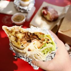 Taqueria La Venganza - Breakfast burrito with bacon