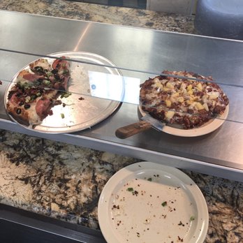 Mountain Mike's Pizza - pizza on the left was a normal one, the one on the right was just awful and falling apart - Pizza Near Me - Berkeley, California