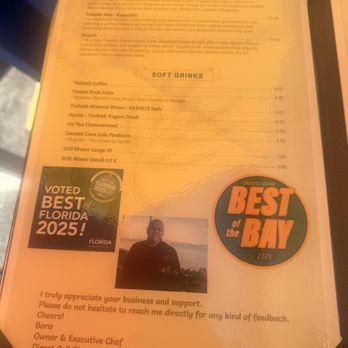 Turkish Flame Mediterranean Restaurant - Menu - Turkish Near Me - Indian Rocks Beach, Florida