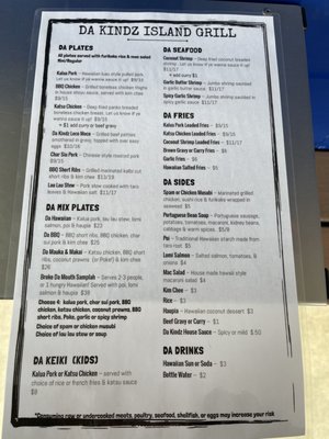 Menu photo 7 Da Kindz Island Grill Sequim, WA Menu photo 7 Da Kindz Island Grill Sequim, WA