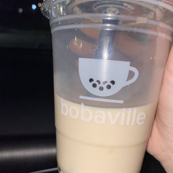 Bobaville - Jasmine Milk Tea with boba - Coffee & Tea Near Me - Daly City, California